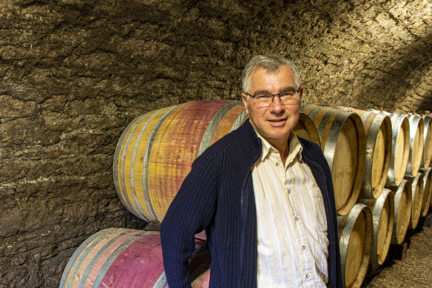 Pierre-François Goubard, vinifie les appellations du Domaine Goubard
